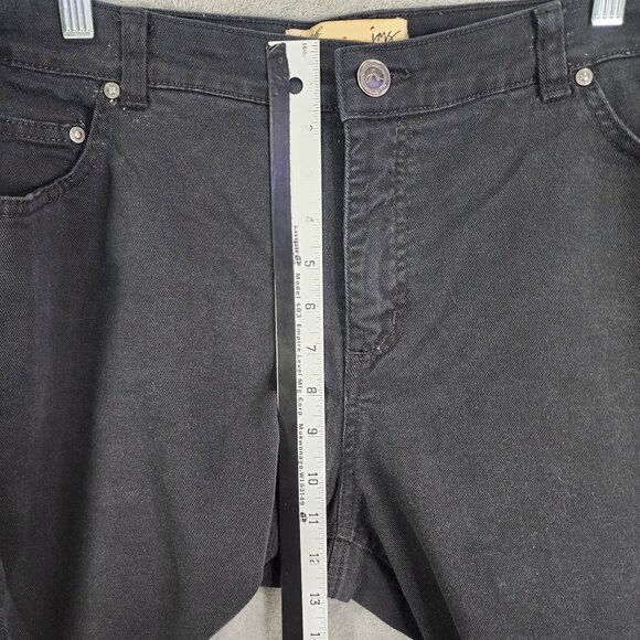 Womens JMS Just My Size Classic Black Denim Jeans Straight Stretch Mid Rise 20W - Picture 4 of 9
